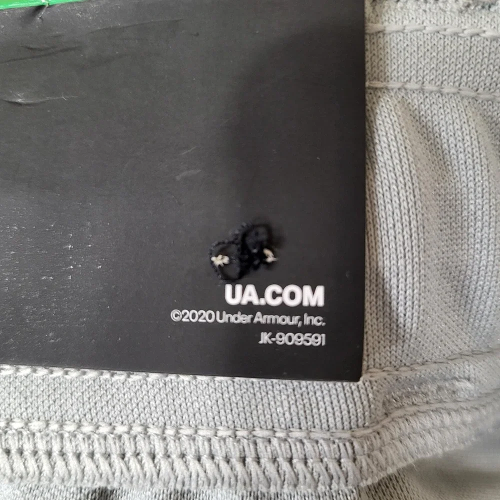 Under Armor‎ Boys Softball Pants Large Gray Logo HeatGear NWT